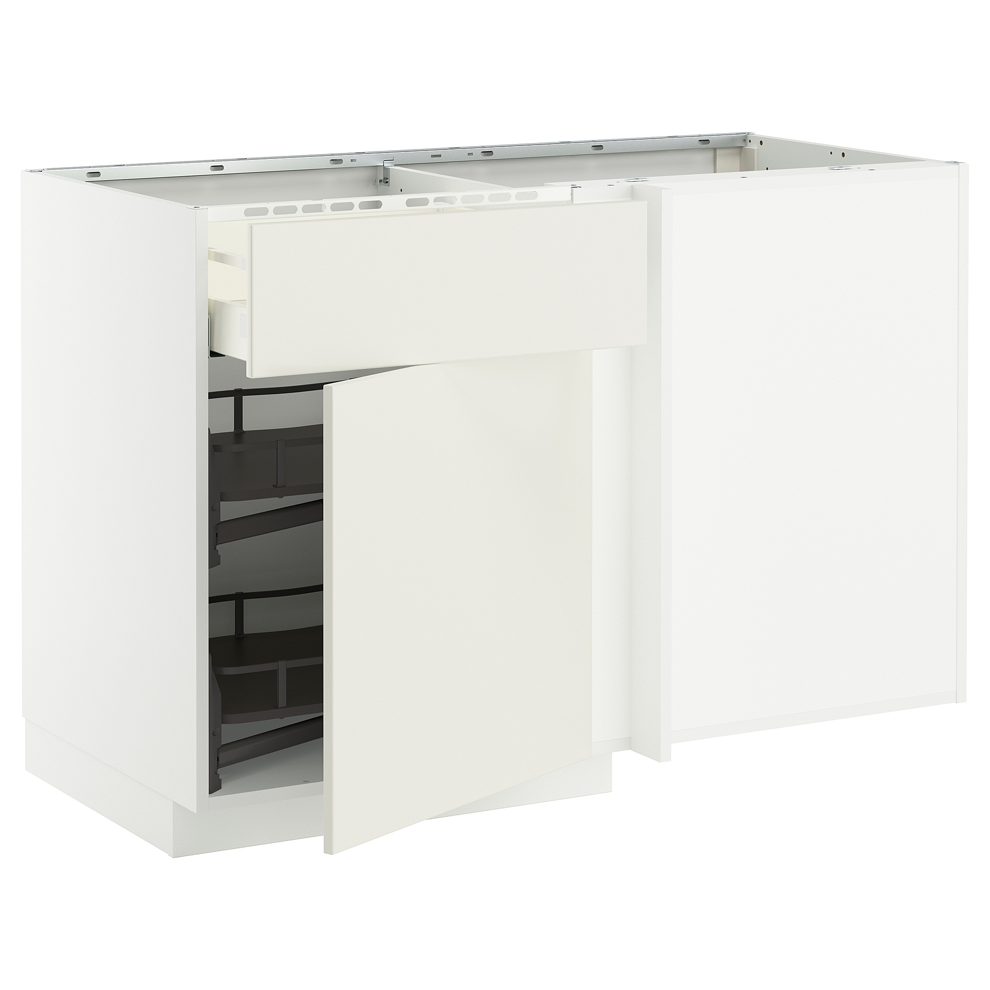 METOD/MAXIMERA corner base cab w drawer and p-out
