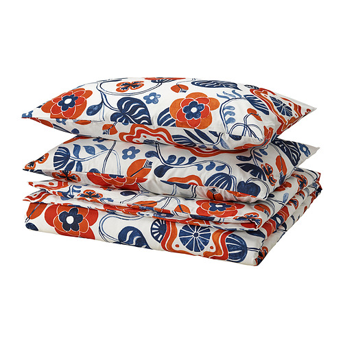 KANONVISKA duvet cover and 2 pillowcases
