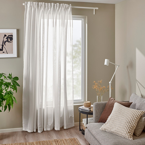 ÄNGSFRYLE sheer curtain, 1 piece