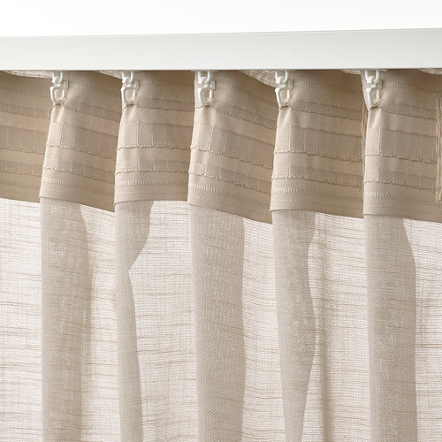 HÄLLEBRÄCKA sheer curtains, 1 pair