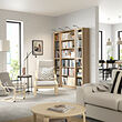 BILLY/OXBERG bookcase combination w glass doors