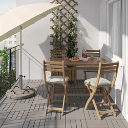 ASKHOLMEN - 戶外餐檯椅組合, 染灰褐色 | IKEA 香港及澳門 - PE740060_S3