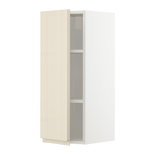 METOD wall cabinet with shelves