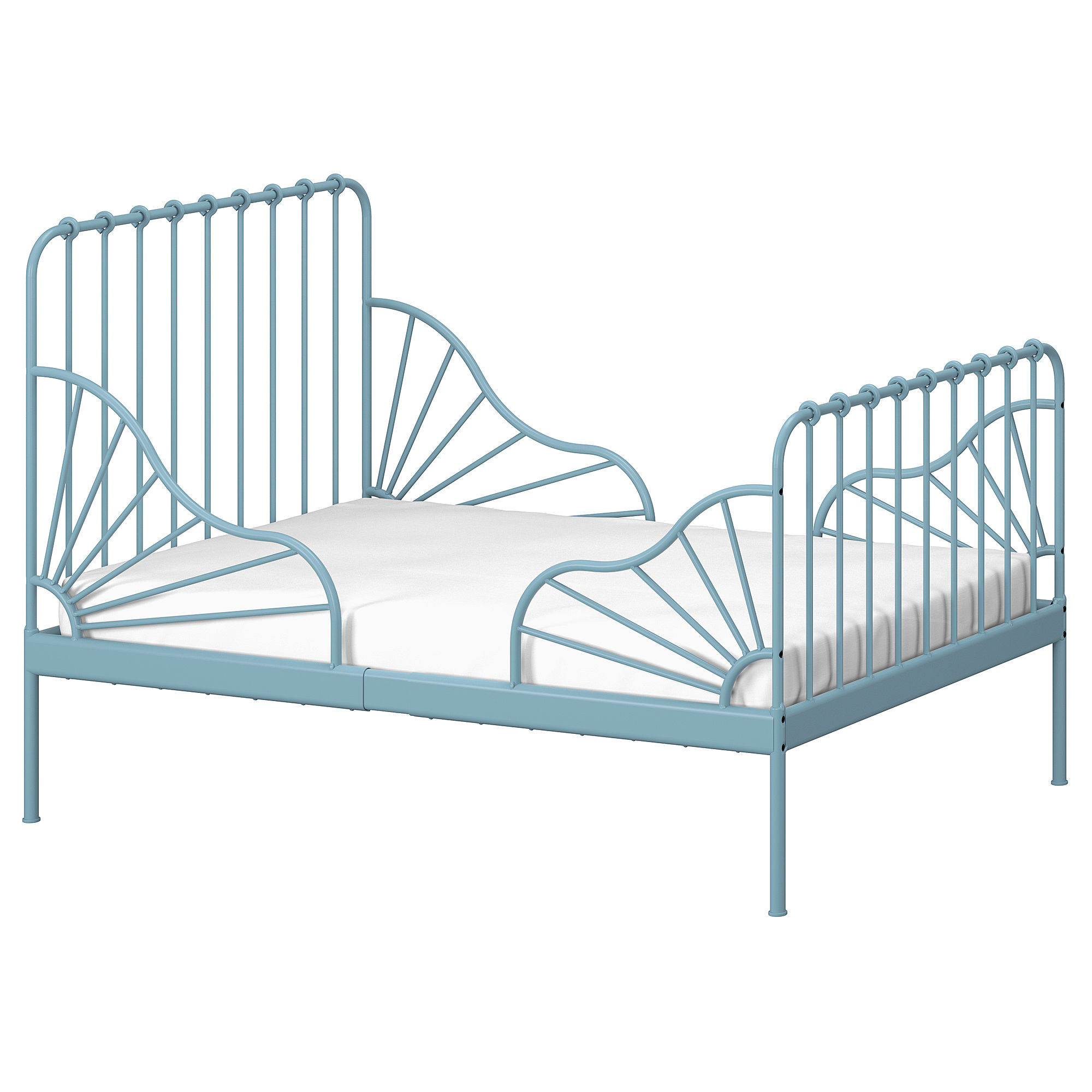 MINNEN ext bed frame with slatted bed base
