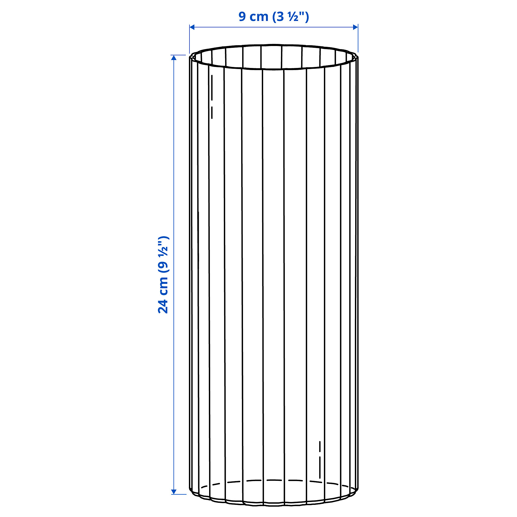 PÄRLGLADA vase