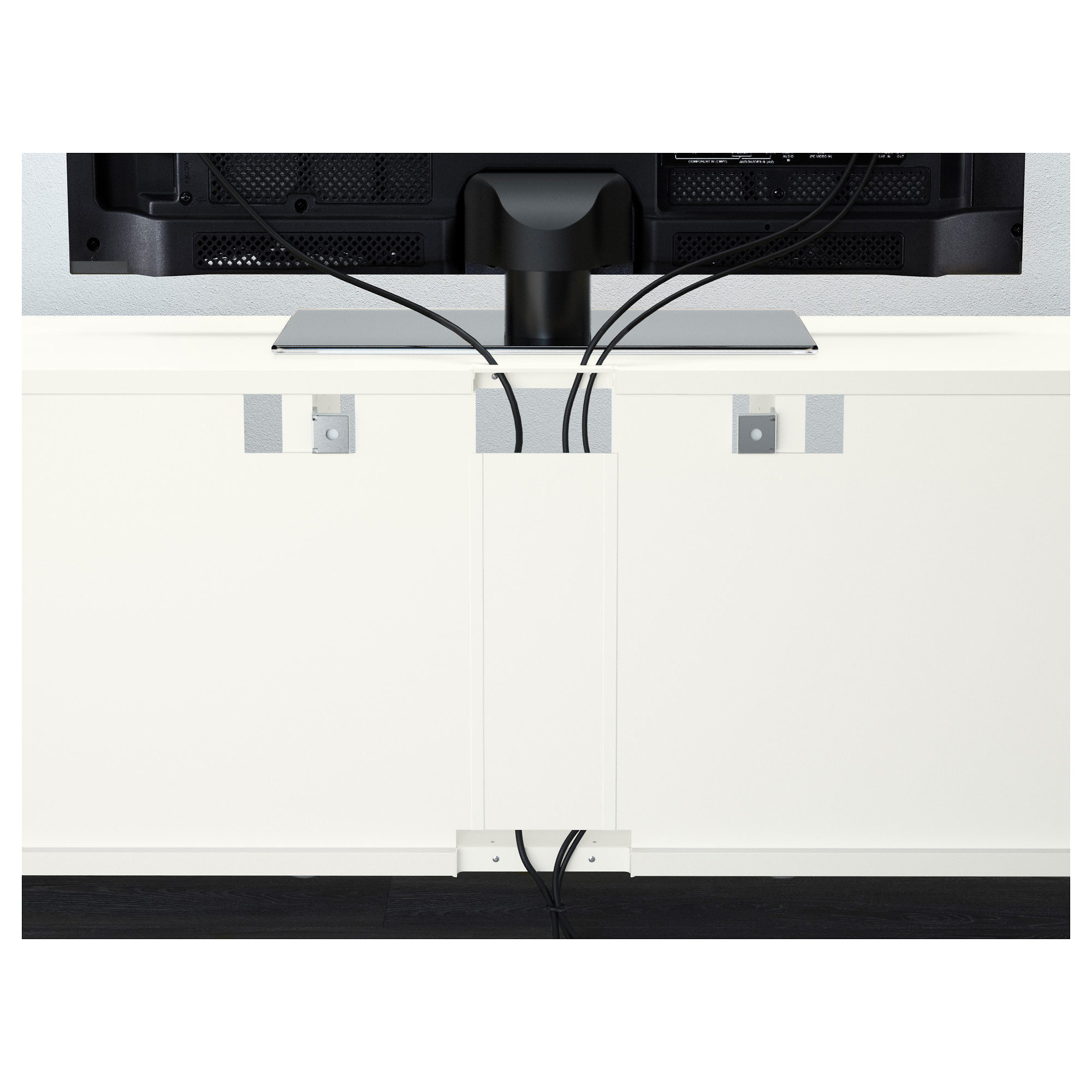 BESTÅ TV storage combination/glass doors