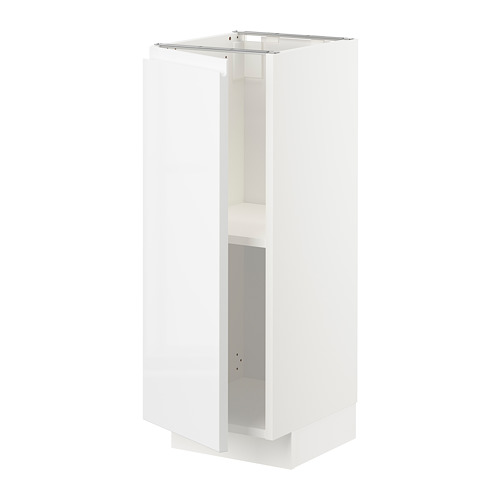 METOD base cabinet with shelves