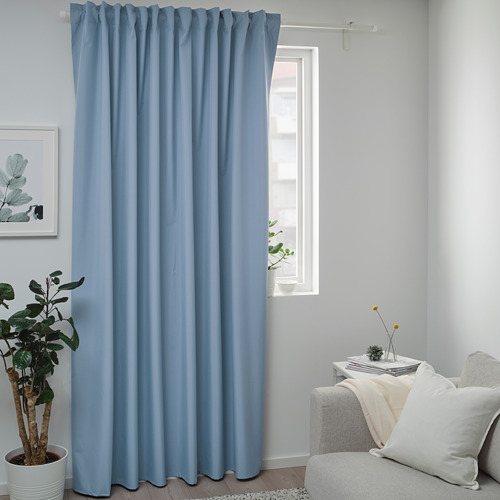 BENGTA block-out curtain, 1 length