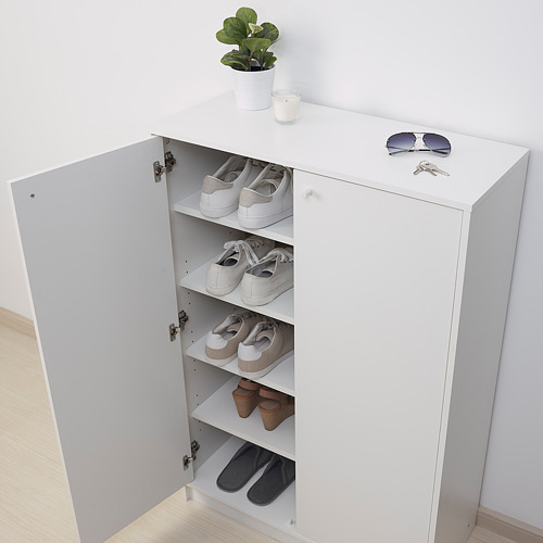 ihærdige Normal Delvis KLEPPSTAD - shoe cabinet/storage, white | IKEA Hong Kong and Macau