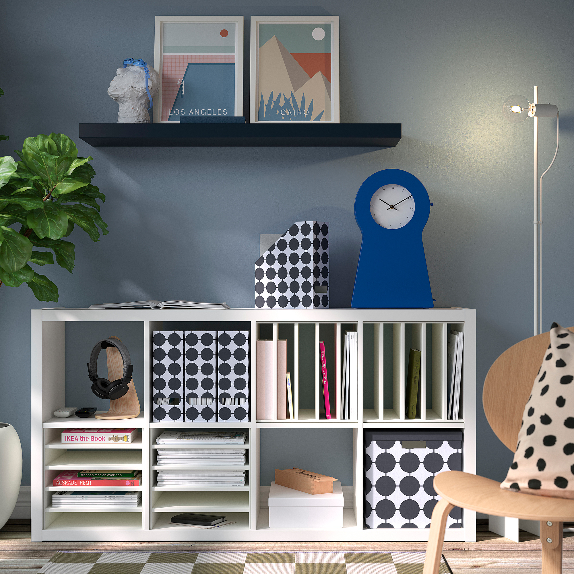 KALLAX insert with 4 shelves