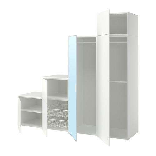 PLATSA wardrobe w 6 doors