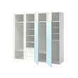 PLATSA wardrobe with 8 doors+3 drawers