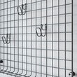 GREJIG wall grid with rail