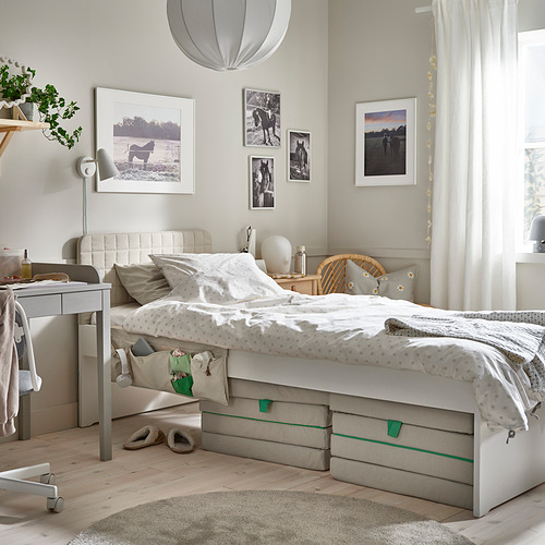 SLÄKT headboard with cover