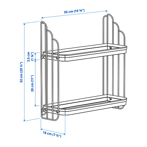 APOTEKARE wall shelf