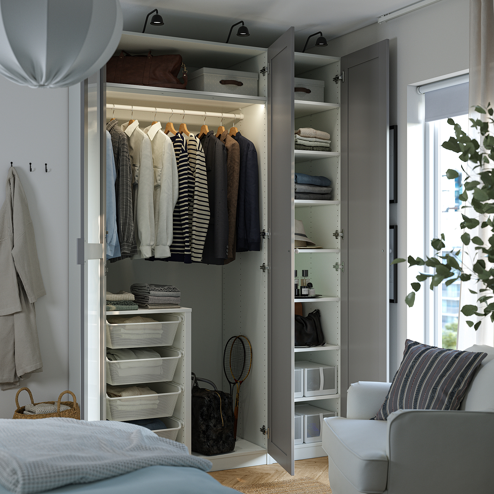 PAX/KAMMARTORP/GULLABERG wardrobe combination