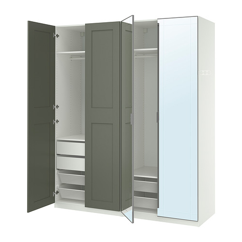 PAX/KAMMARTORP/GRIMO wardrobe combination