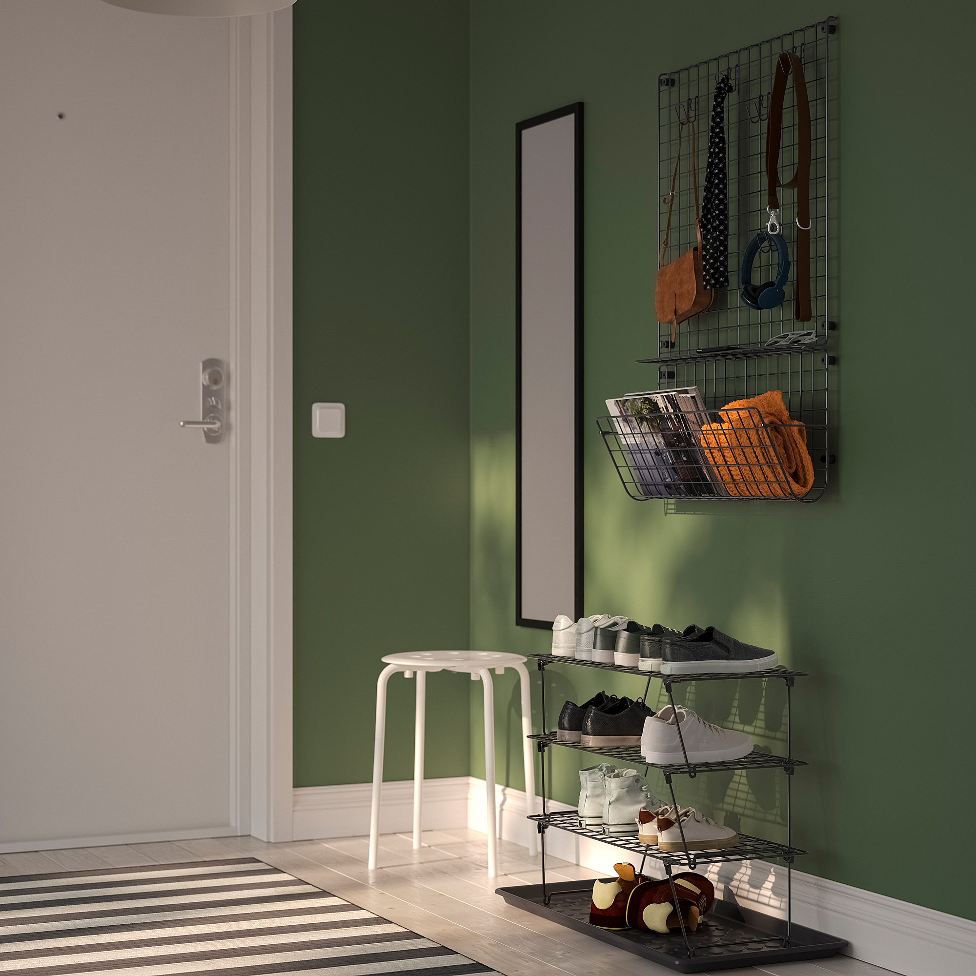 BAGGMUCK/GREJIG hallway furniture, set of 6