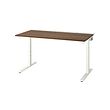 walnut veneer/white