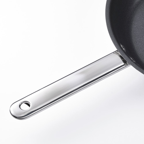 SENSUELL Frying pan, stainless steel, gray, Height: 2 Diameter