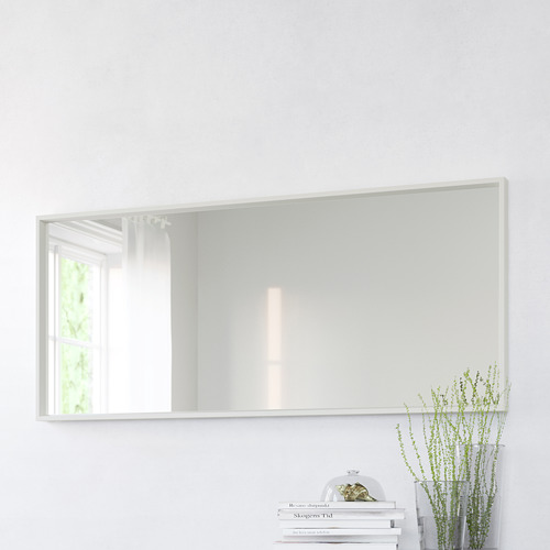 NISSEDAL mirror, 65x150 cm, white