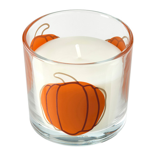 HÖSTAGILLE scented candle in glass