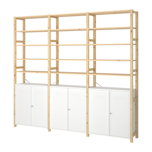 IVAR 3 sections/cabinet/shelves