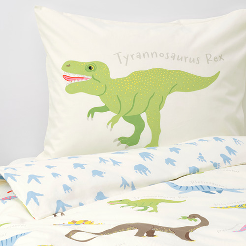 JÄTTELIK duvet cover and pillowcase