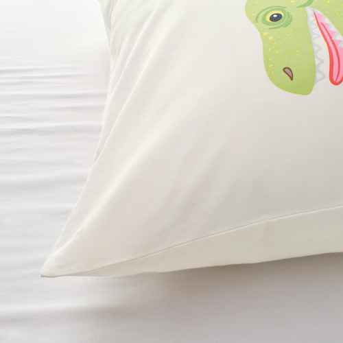 JÄTTELIK duvet cover and pillowcase