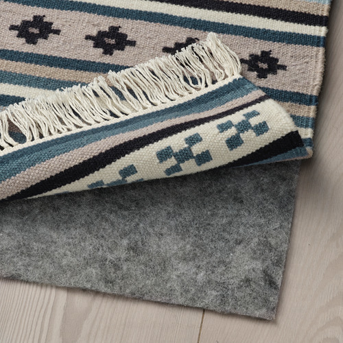 KATTRUP rug, flatwoven, 75x150 cm, handmade/blue