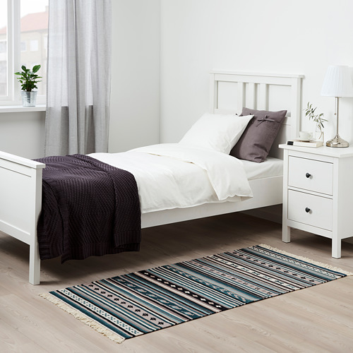 KATTRUP rug, flatwoven, 75x150 cm, handmade/blue
