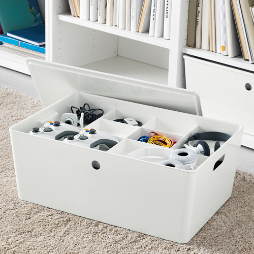 KUGGIS - insert with 8 compartments, 36x53x6 cm, white | IKEA Hong Kong and Macau - PE552048_S4