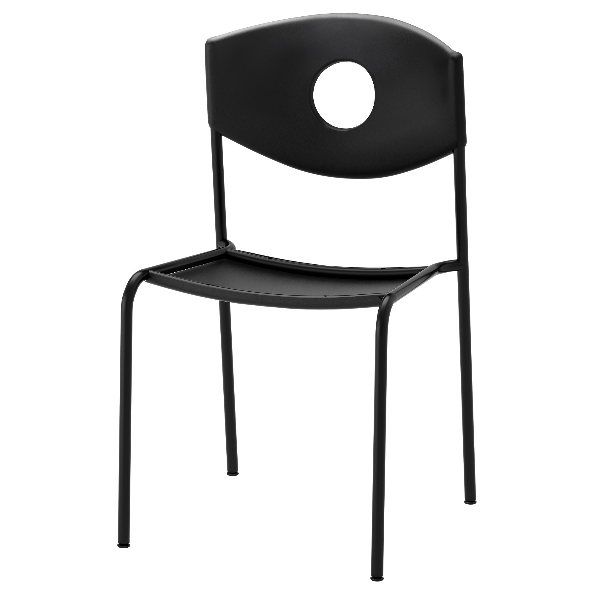 STOLJAN - chair frame with backrest, black | IKEA Hong Kong and Macau