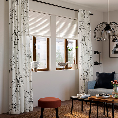 PELARKÖRSBÄR curtains, 1 pair