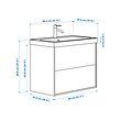BACKSJÖN/ÄNGSJÖN wash-stnd w drawers/wash-basin/tap