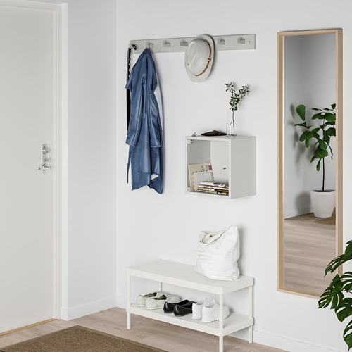 EKET wall cabinet with glass door