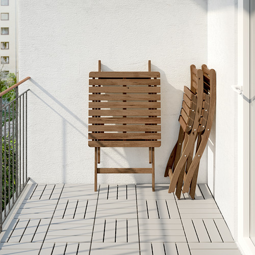 ASKHOLMEN table+2 chairs, outdoor