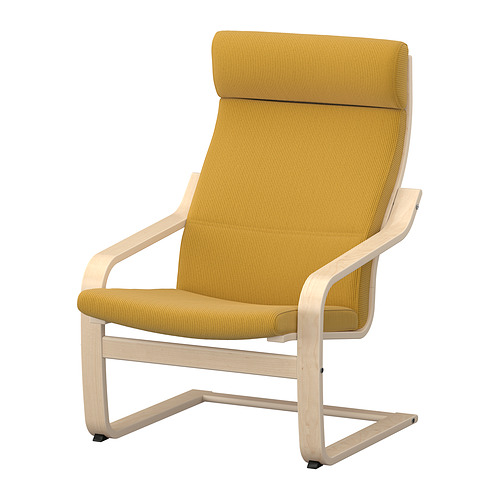 POÄNG - armchair, birch veneer/Kelinge dark yellow | IKEA Hong Kong and Macau - E1009196_S4