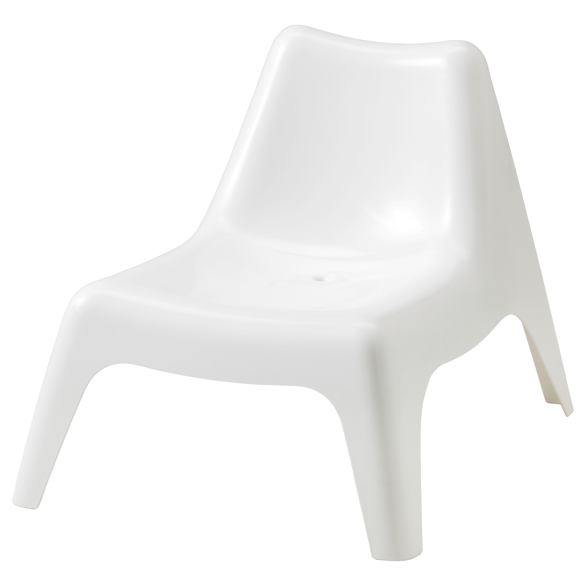 bunsÖ children's easy chair outdoor white