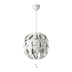 IKEA PS 2014 - pendant lamp, white/silver-colour, 35 cm | IKEA