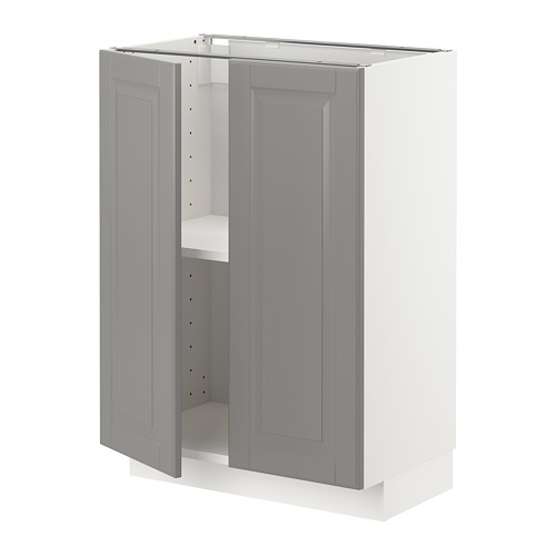 METOD base cabinet with shelves/2 doors