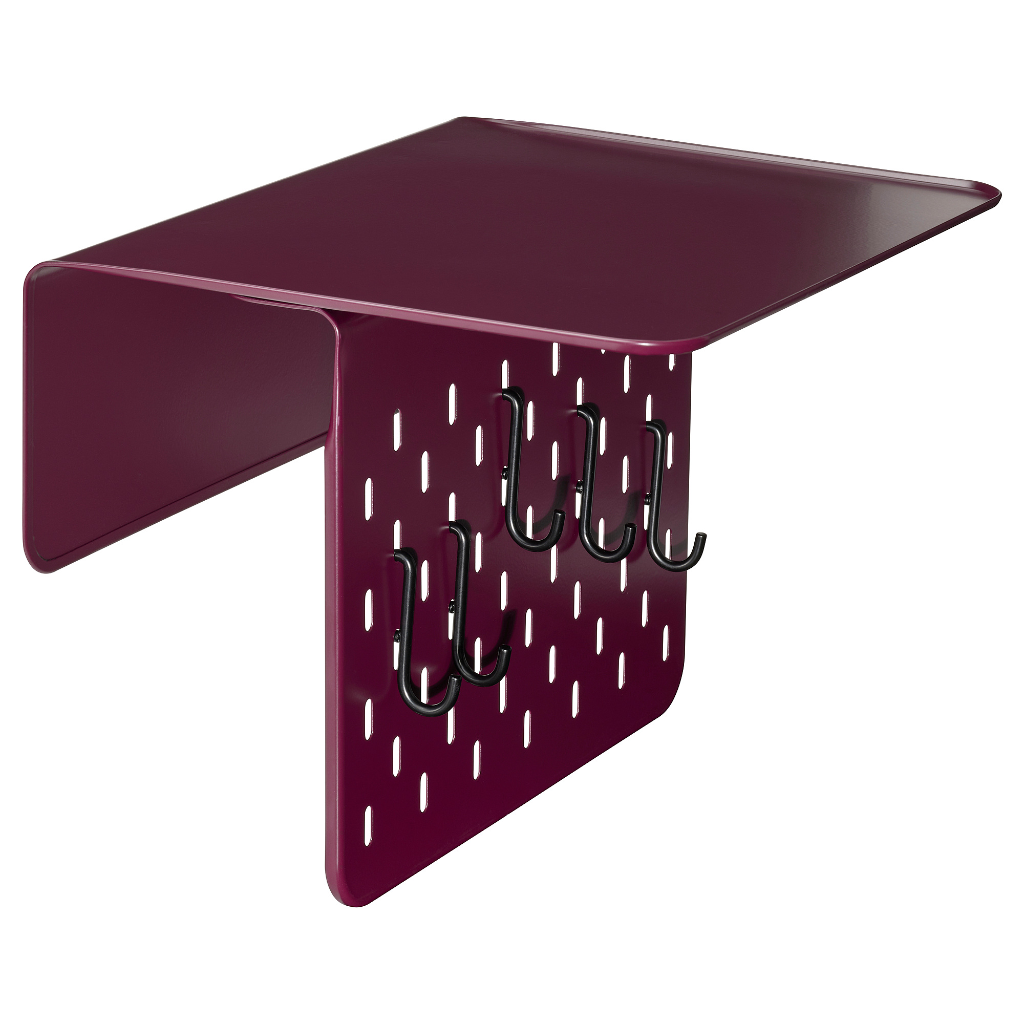 KRAMPHULT/SKÅDIS armrest tray with hook