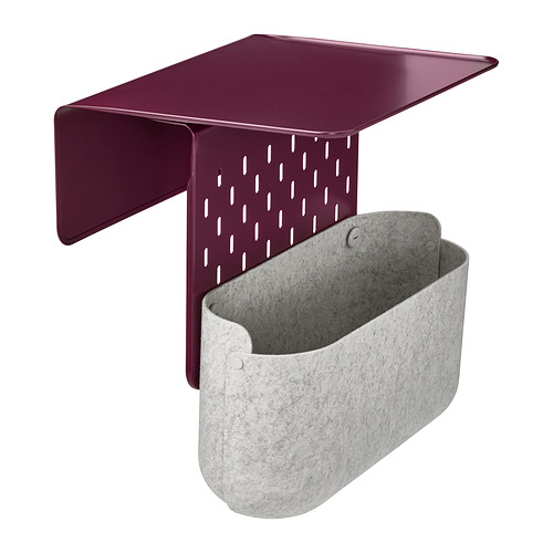 KRAMPHULT/SKÅDIS armrest tray with storage basket