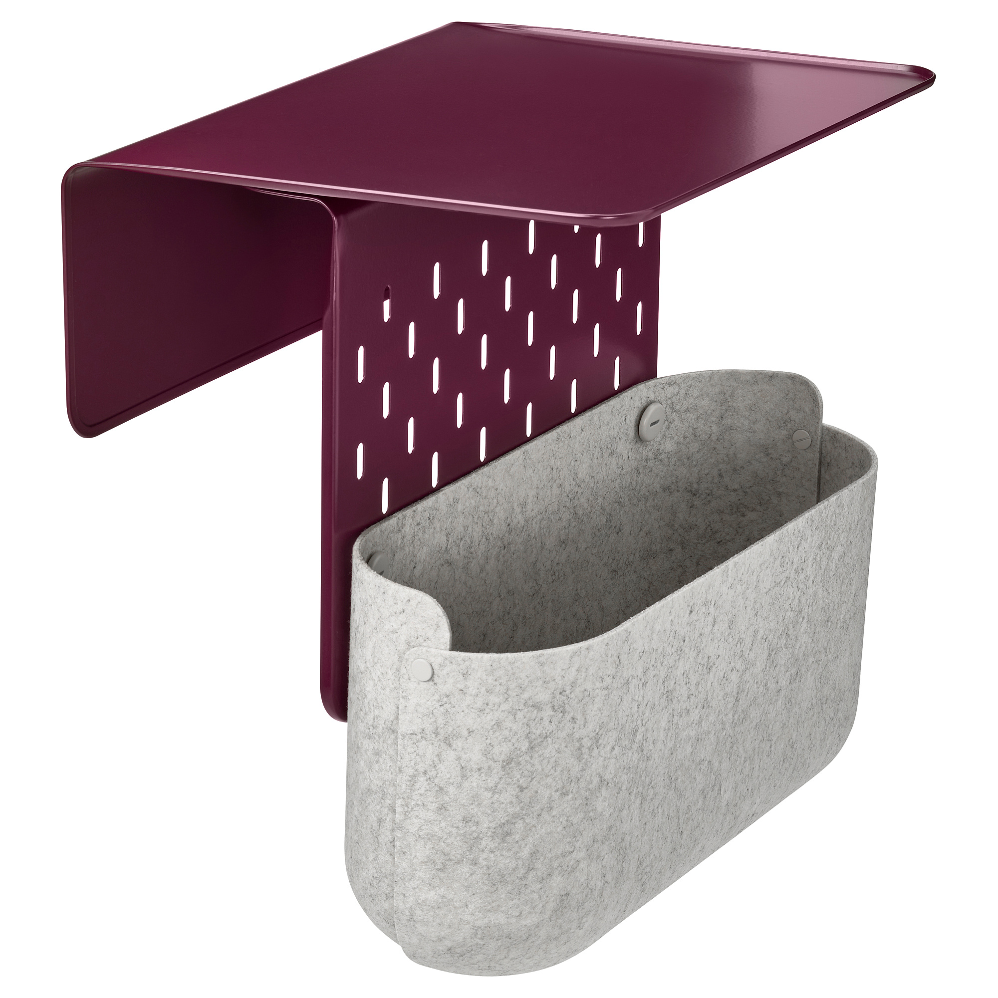 KRAMPHULT/SKÅDIS armrest tray with storage basket