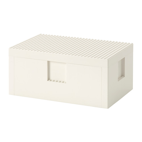 BYGGLEK LEGO® box with lid