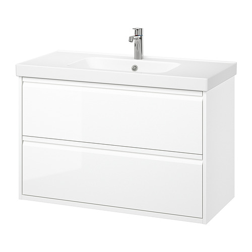 ORRSJÖN/ÄNGSJÖN wash-stnd w drawers/wash-basin/tap
