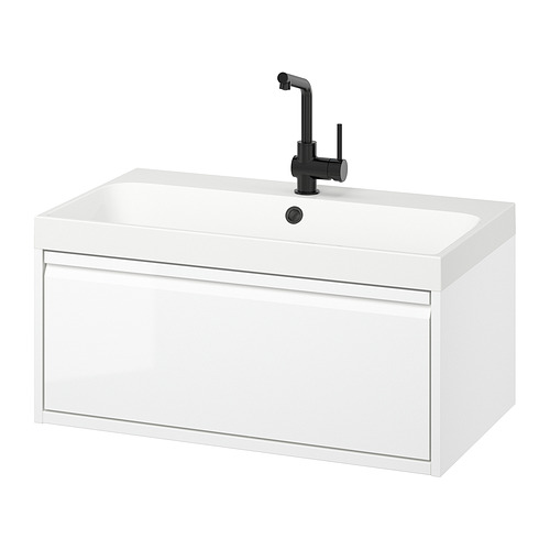 BACKSJÖN/ÄNGSJÖN wash-stnd w drawer/wash-basin/tap