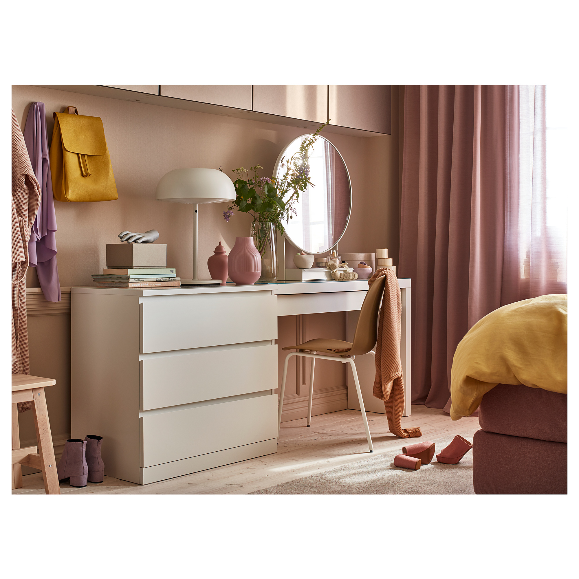 MALM chest of 3 drawers, white IKEA Hong Kong and Macau