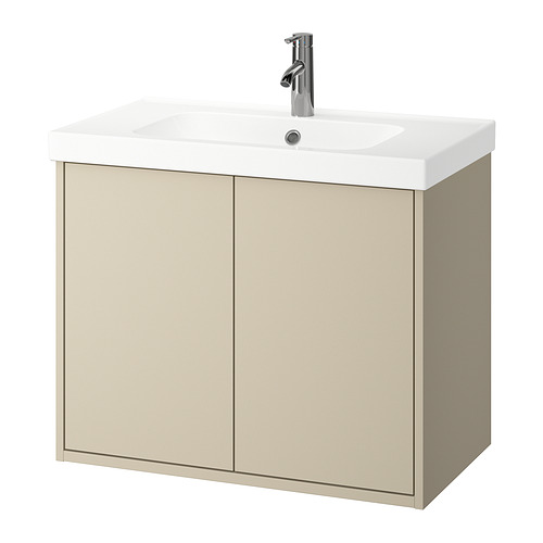 HAVBÄCK/ORRSJÖN wash-stnd w doors/wash-basin/tap