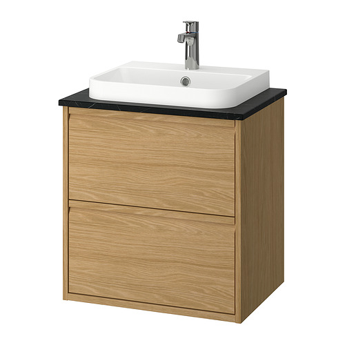 BACKSJÖN/ÄNGSJÖN wash-stnd w drawers/wash-basin/tap